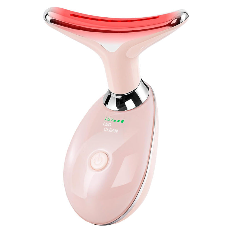 7 Colors Anti Wrinkle Facial Massager Neck Face Beauty Device Skin Tighten Facial Lift Device Reduce Double Chin Skin Care Tool
