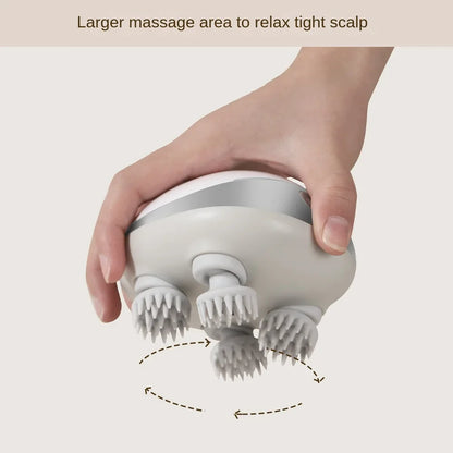 Electric Handheld Head Therapy Artifact Charging Multifunctional Scalp Massager