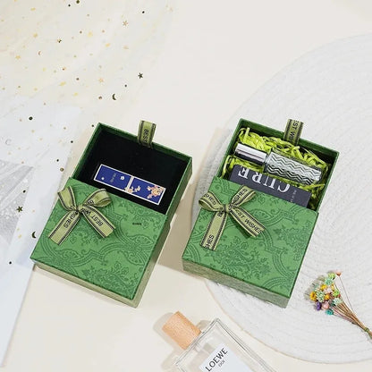 Small Single Piece Jewelry Box Lipstick Perfume Box Portable Drawer Packaging Box Gift Box Fashionable Compact Storage Solution