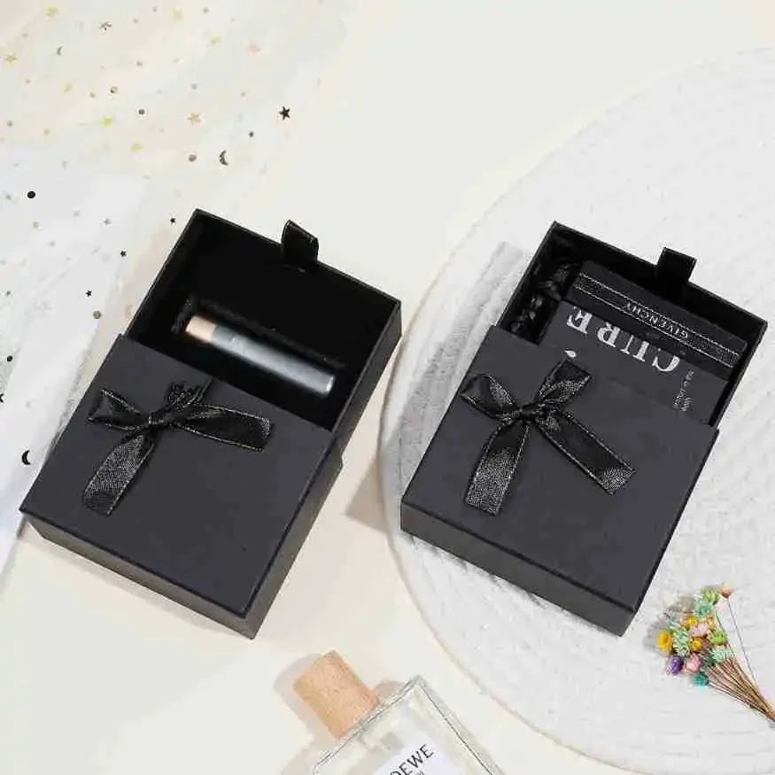 Small Single Piece Jewelry Box Lipstick Perfume Box Portable Drawer Packaging Box Gift Box Fashionable Compact Storage Solution