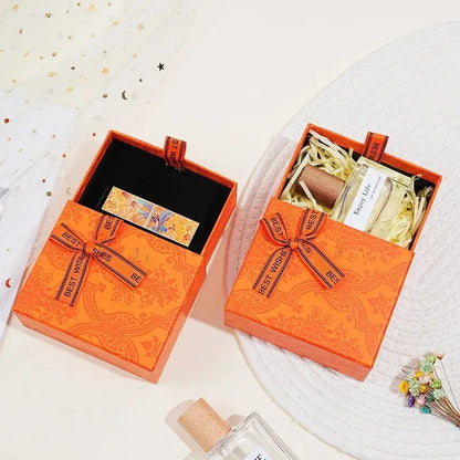 Small Single Piece Jewelry Box Lipstick Perfume Box Portable Drawer Packaging Box Gift Box Fashionable Compact Storage Solution