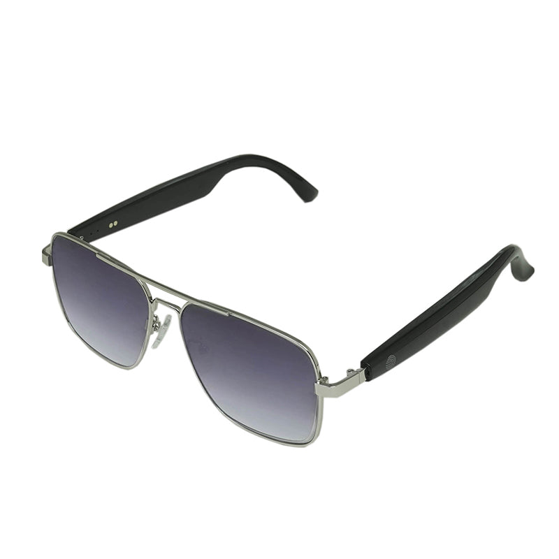 New product UV protection smart bluetooth glasses selfie function voice assistant replaceable optical lenses high quality